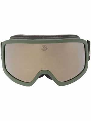 Moncler Eyewear Terrabeam smoke-mirror sunglasses - Green