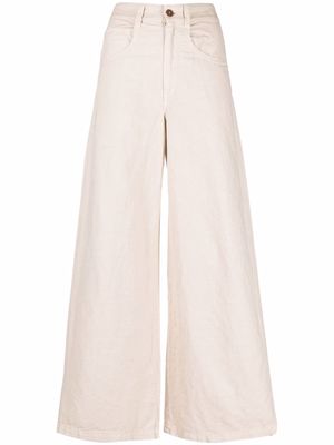 Barena wide-leg cotton trousers - Neutrals