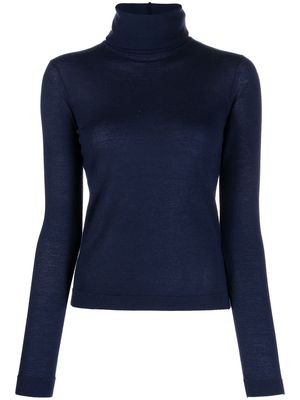 Ralph Lauren Collection fine-knit roll neck jumper - Blue