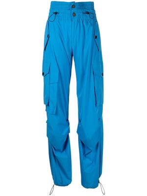 Monse high-waist cargo pants - Blue