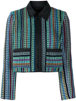 Marine Serre Terry Kitchen Towels fitted jacket - Multicolour