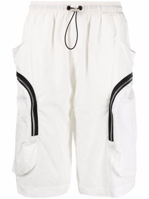 Philipp Plein zip-detail bermuda shorts - White