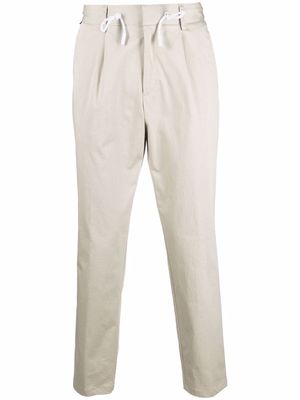 BOSS drawstring tailored trousers - Neutrals