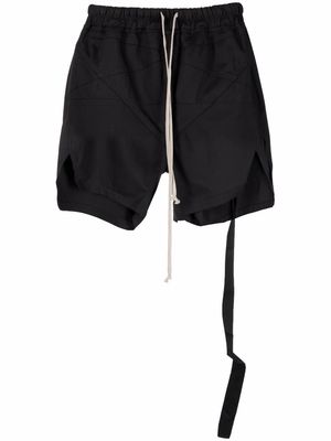 Rick Owens DRKSHDW Penta cotton track shorts - Black
