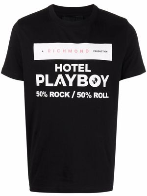 John Richmond Hotel Playboy T-shirt - Black