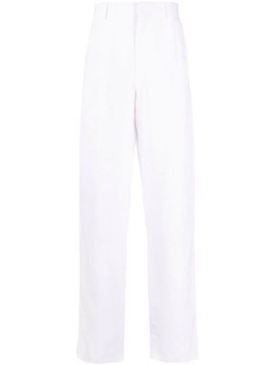 Giorgio Armani high-rise straight trousers - White
