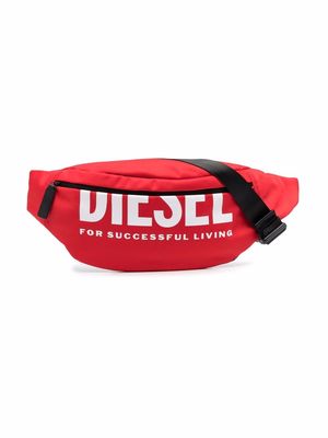 Diesel Kids logo-print belt bag - Red