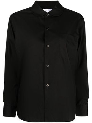 Comme des Garçons TAO long-sleeve cotton shirt - Black