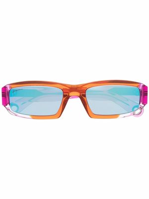 Jacquemus transparent-frame sunglasses - Orange