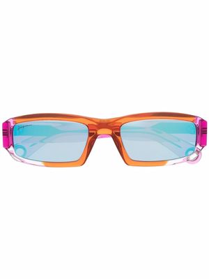 Jacquemus transparent-frame sunglasses - Orange Jacquemus transparent-frame sunglasses - Orange