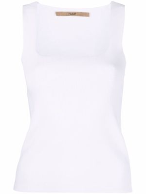 Nuur square-neck vest - White