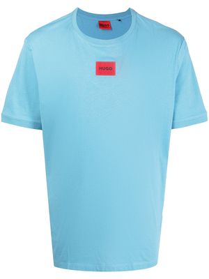 HUGO logo-print T-shirt - Blue
