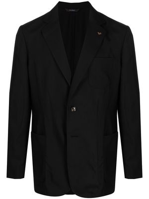 Colombo single-breasted cashmere blazer - Black