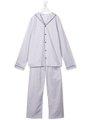 Amiki TEEN Sam striped pajama set - Grey