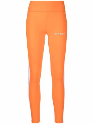 Palm Angels high-waisted track leggings - Orange
