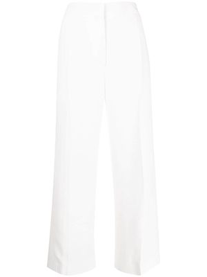 Jil Sander cropped wide-leg trousers - White