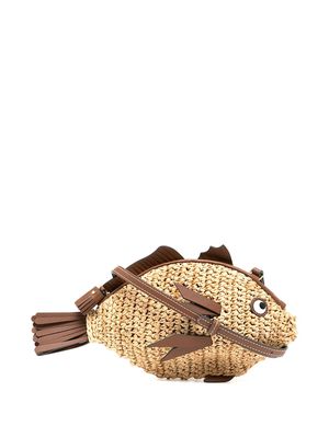 Anya Hindmarch Fish crossbody bag - Brown