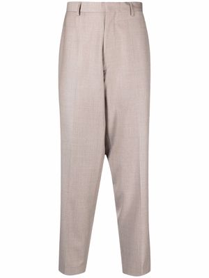 Etudes pressed-crease virgin-wool tailored trousers - Neutrals