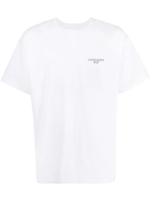 Carhartt WIP logo-print cotton T-shirt - White