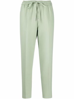 BOSS drawstring-waist trousers - Green
