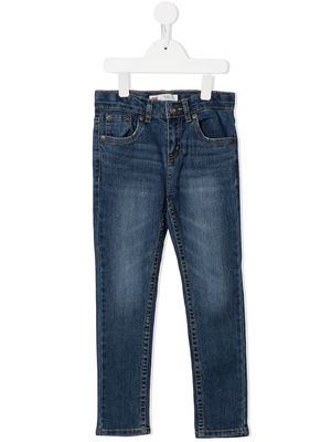Levi's Kids slim-cut stonewashed jeans - Blue