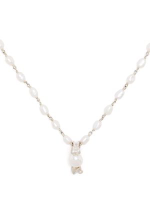 Claire English Tortuga pearl necklace - Silver