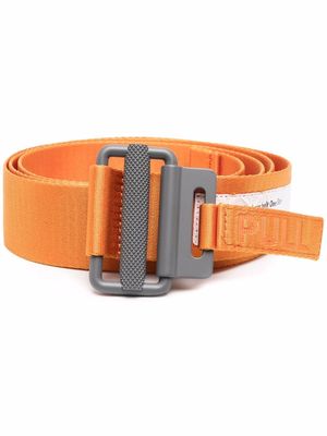 Heron Preston Tape logo patch-detail belt - Orange