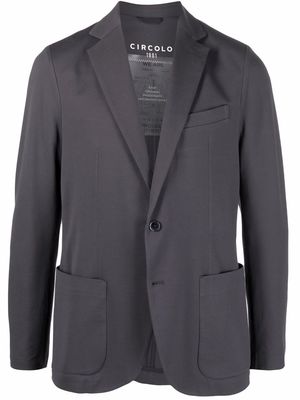 Circolo 1901 nocthed-lapels single-breasted blazer - Grey