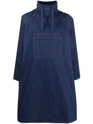 Levi's: Made & Crafted pullover denim parka coat - Blue