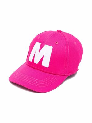 Marni Kids embroidered-logo baseball cap - Pink