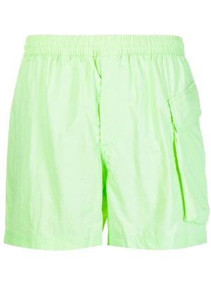 Y-3 utility swimming shorts - Green