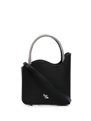 Le Silla micro Ivy crystal-embellished tote bag - Black