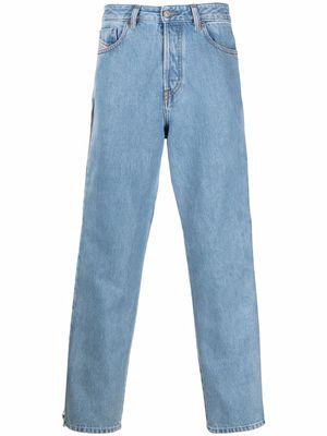 Diesel side-zip wide-leg jeans - Blue