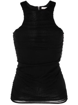 Nina Ricci ruched-detail vest - Black