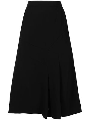 SHIATZY CHEN silk A-line skirt - Black