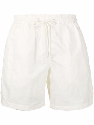 Sunflower drawstring-waist swim shorts - White