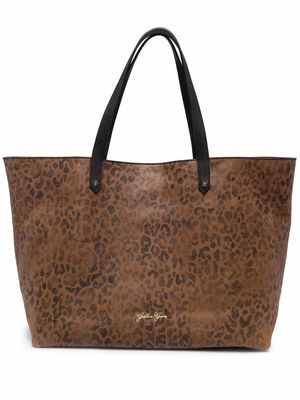 Golden Goose Pasadena leopard-print tote bag - Brown