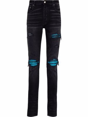 AMIRI MX1 Cracked Paint skinny jeans - Black