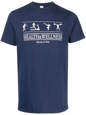 Sporty & Rich Health And Wellness cotton T-shirt - Blue