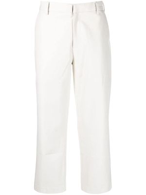 Viktor & Rolf straight-leg cropped trousers - White