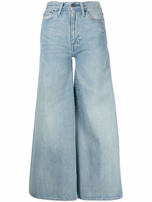 Levi's high-waisted full flare jeans - Blue