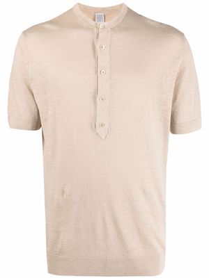 Eleventy round-neck knit T-shirt - Neutrals