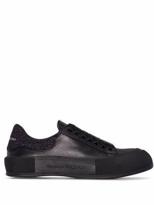 Alexander McQueen Deck Plimsoll low-top sneakers - Black
