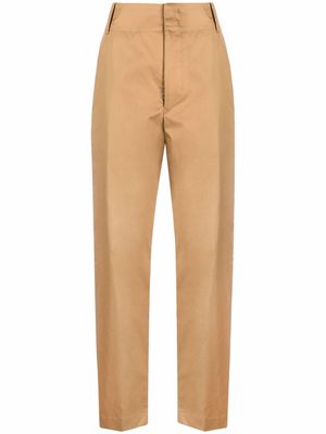 Isabel Marant high-rise tapered trousers - Neutrals