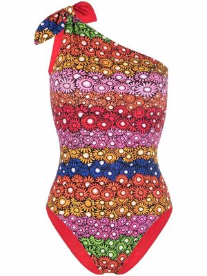 La DoubleJ Goddess floral-print swimsuit - Pink