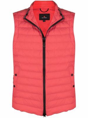 Peuterey quilted puffer gilet - Red