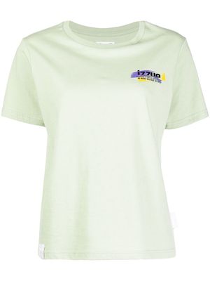izzue logo-print cotton T-shirt - Green