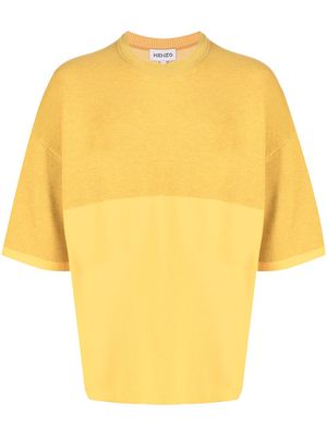Kenzo logo-print short-sleeved T-shirt - Yellow