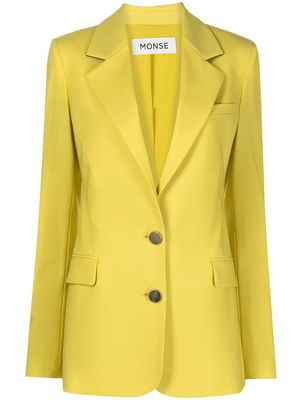 Monse single-breasted blazer - Yellow