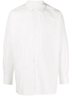 Casey Casey Louis long-sleeve cotton shirt - IVORY